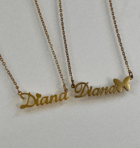 Custom Name Plate Necklace
