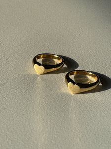 "Gold Heart" Ring