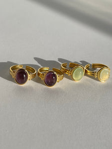 Agate Stone Rings