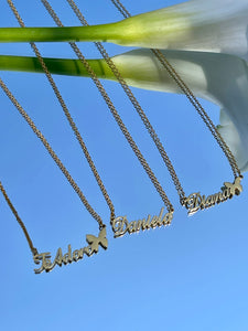 Custom Name Plate Necklace