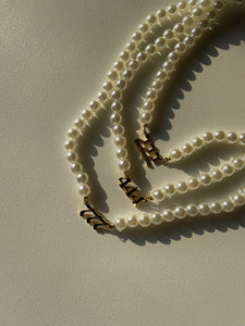 Angel Number Pearl Necklace