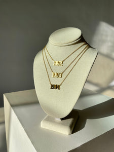 Birth Year Necklace