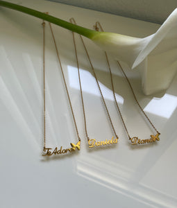 Custom Name Plate Necklace