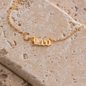 Astrological Name Plate Necklace