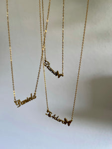 Custom Name Plate Necklace