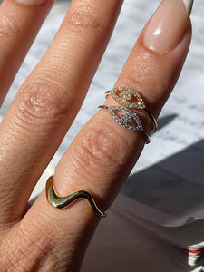 “Pave Evil Eye” Ring